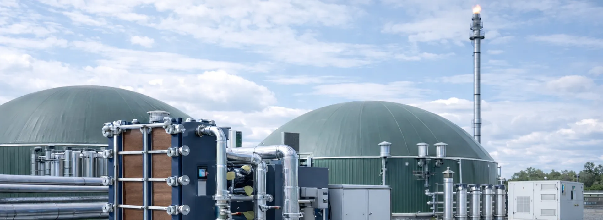 Chiller Biyogaz Eşanjör Soğutma Sistemleri