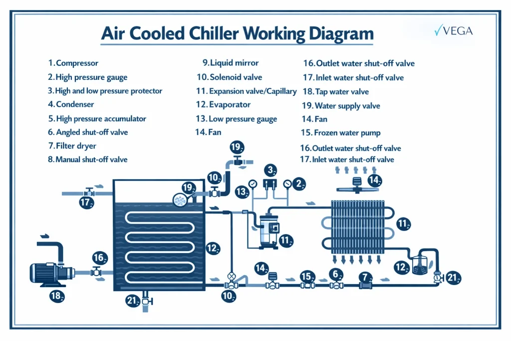 Chiller Çalışma Prensibi